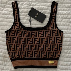 FENDI cropped tank top